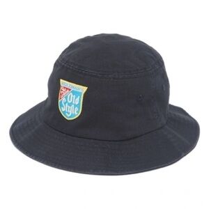 AMERICAN NEEDLE Old Style Patch Twill Bucket Hat, NAVY, Small/Medium, NWT
